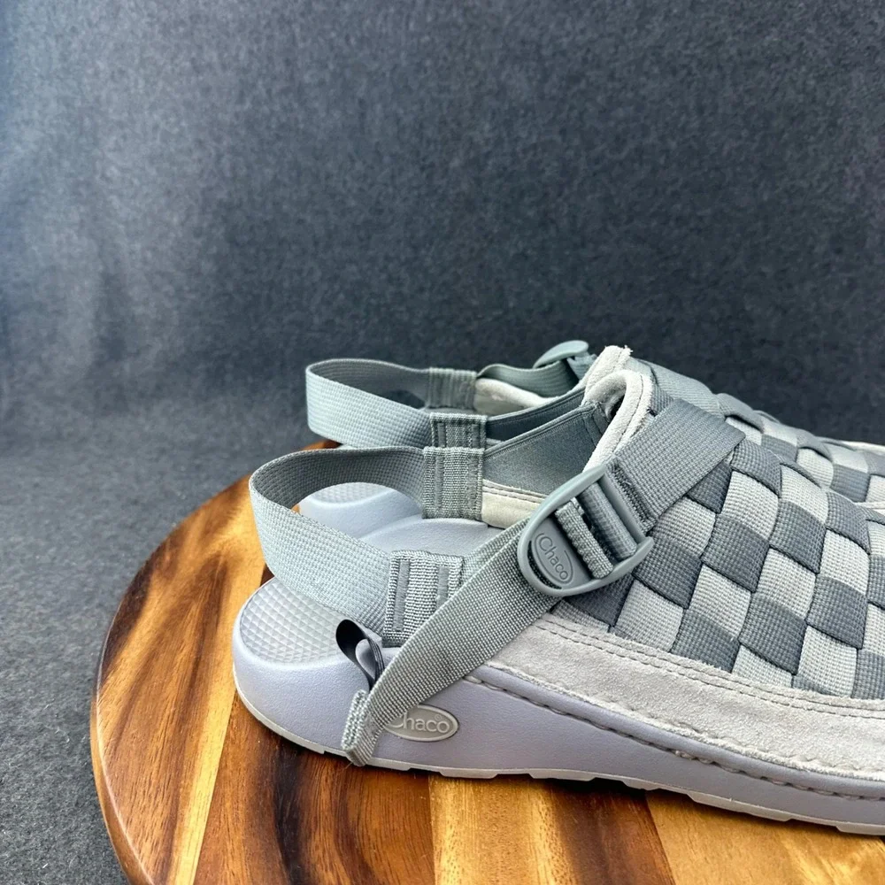 Chaco Mens Canyon Woven Clog Gray Shoes Size 13 JCH103361Z